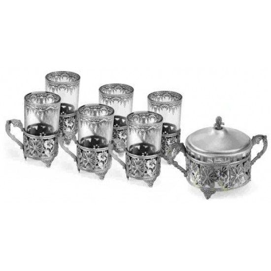 سرویس چای خوری پیوتر ارکیده