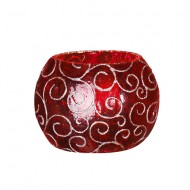 چراغ شمعی گوی قرمز چراغ شمعی گوی قرمز
