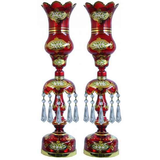 شمعدان طرح چک قرمز