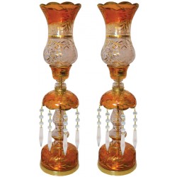 شمعدان گل پنبه ای نارنجی