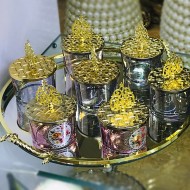 سرویس چای خوری ترک طلایی سرویس چای خوری ترک طلایی