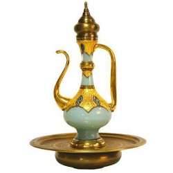 ظروف لوکس ترکیه ای گلابپاش روان طلایی ظروف لوکس ترکیه ای گلابپاش روان طلایی