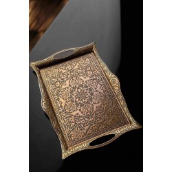 سینی پیوتر برنزی s28 سینی پیوتر برنزی s28