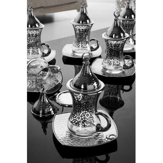 استکان پیوتر نقره ای s39 استکان پیوتر نقره ای s39