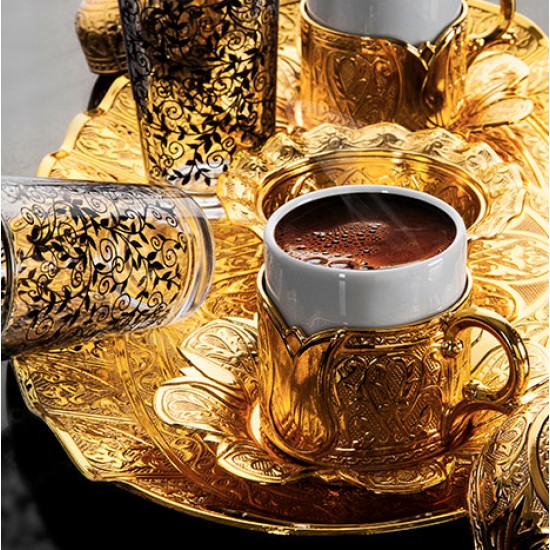 قهوه خوری پیوتر طلایی s41