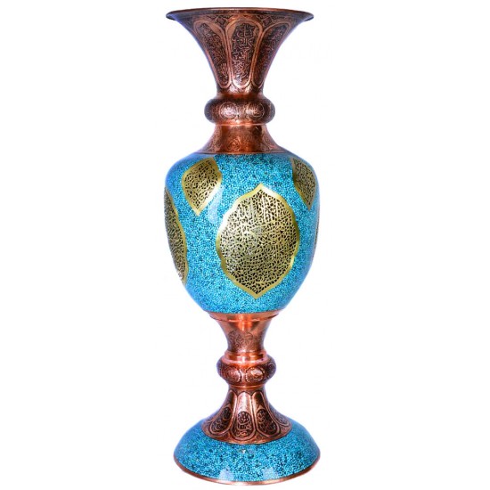 گلدان مشبک فیروزه کوب 044