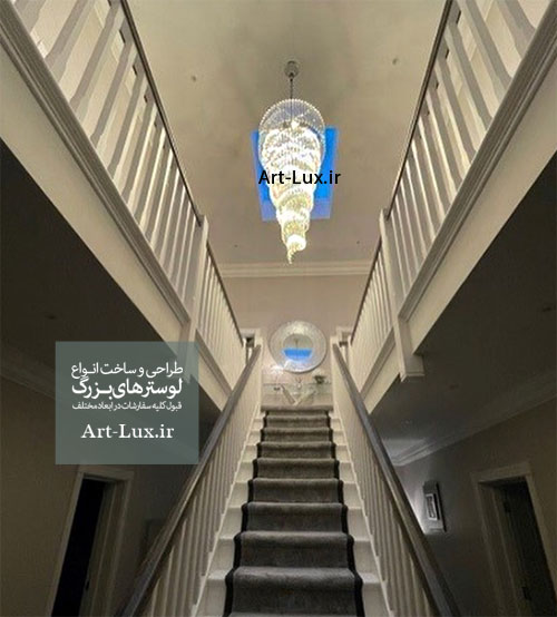 خرید لوستر ساختمان تریبلکس