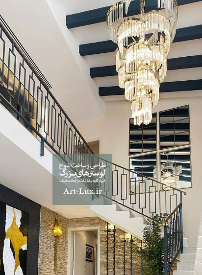 خرید لوستر کریستالی جدید