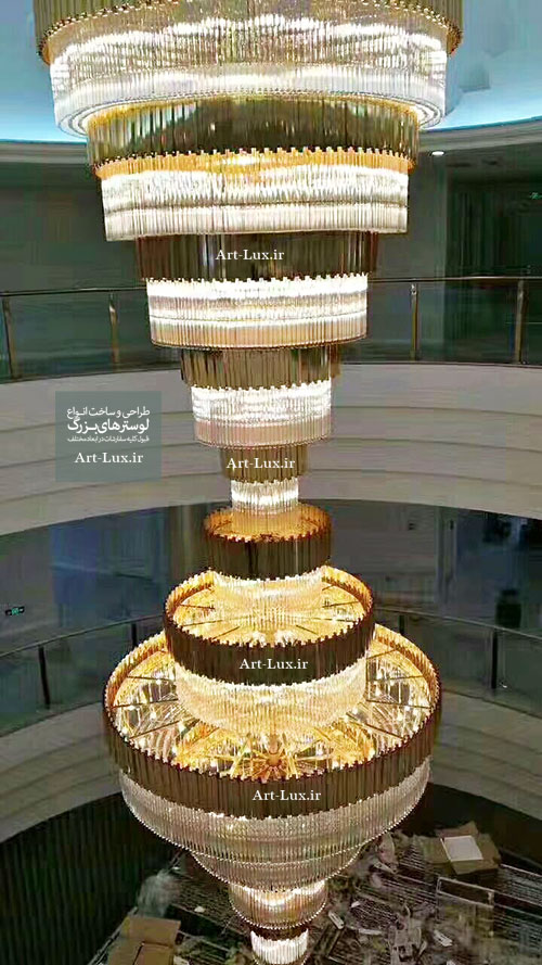 لوستر خیلی بزرگ و شیک برای لابی