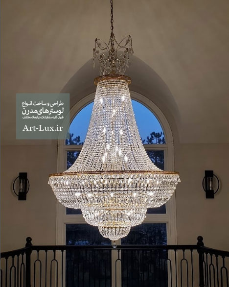 لوستر کریستالی مدرن
