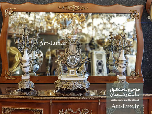 خرید ساعت شمعدان خروسی