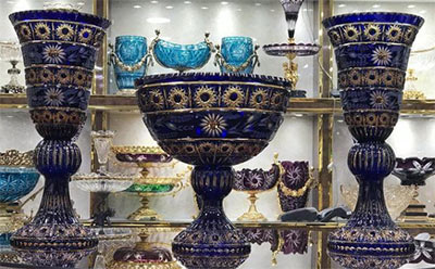 کریستال چک سرمه ای