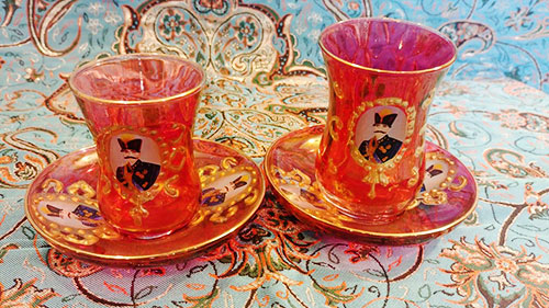 استکان چای خوری شاه عباسی