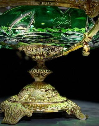 میوه خوری کریستال چک سبز