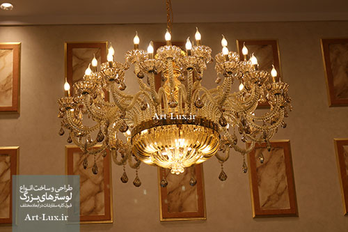 لوستر بلوری مدرن