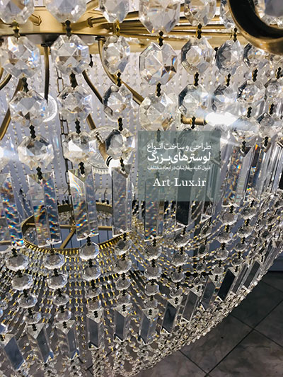 لوستر کریستال بزرگ