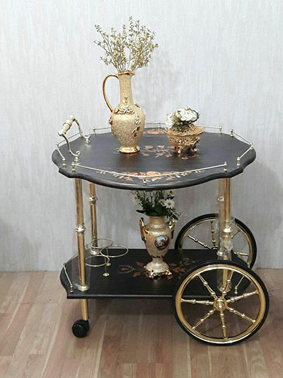 میز بار طلایی