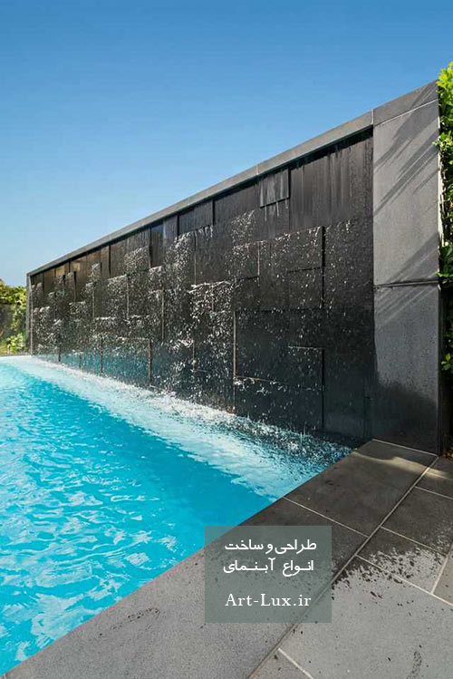 آبنمای دیواری استخری