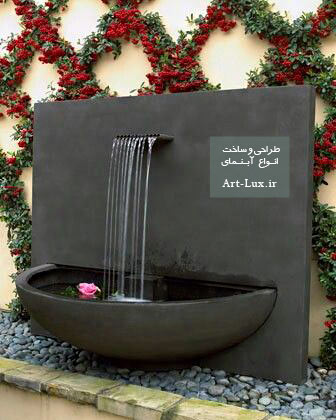 آبنمای دیواری فایبرگلاس مدرن