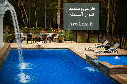 عکس آبنمای سقفی استخری