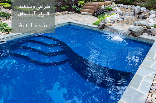 آبنمای زمینی استخر