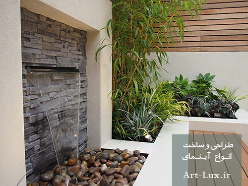 آبنمای دیواری خانگی مدرن