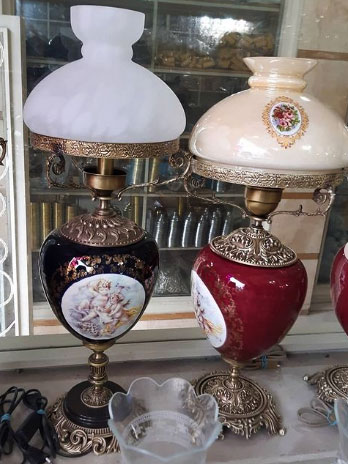 چراغ لاکچری برنز