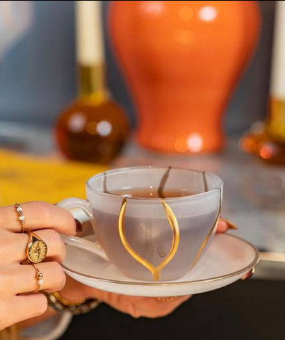ست ظروف پذیرایی شیک