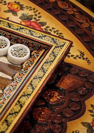 خرید تخته نرد چرم