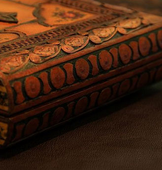 خرید تخته نرد چرم دست ساز