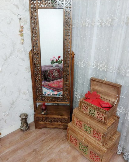فروش آینه و کنسول گره چینی