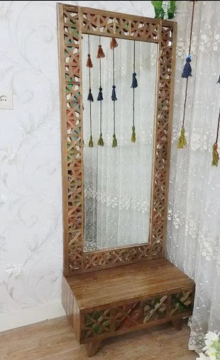 میز آینه کنسول گره چینی