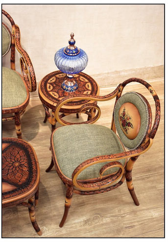 مبل لهستانی چوبی