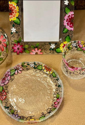 سفره هفت سین بلوری