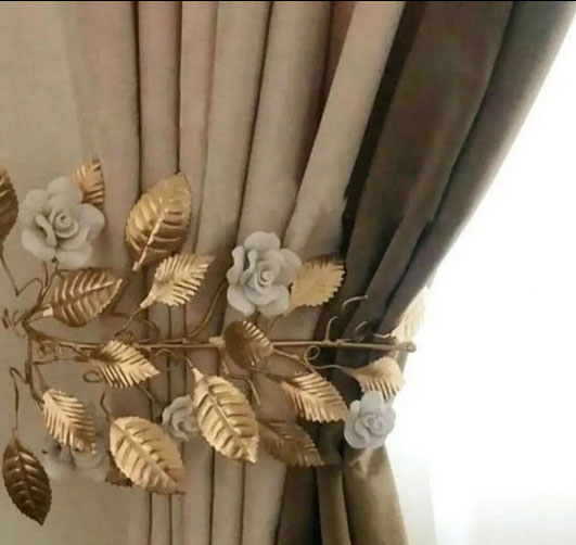گیره برای نگهداشتن پرده پذیرایی