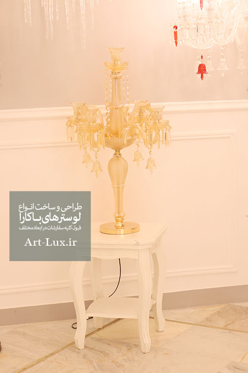 آباژور باکارا رومیزی 4 شعله