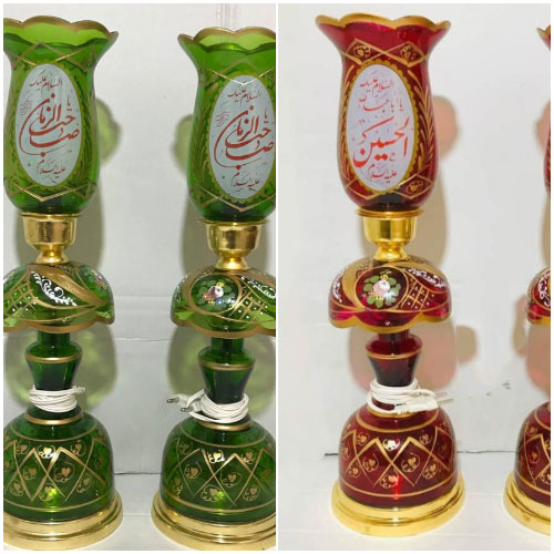 شمعدان با نام امام حسین