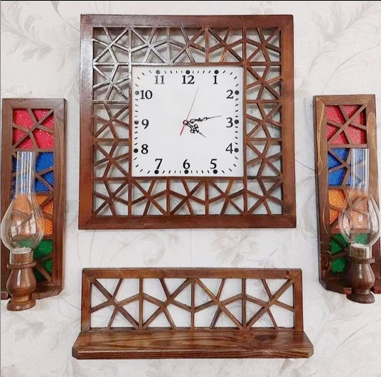 قیمت ساعت دیواری گره چینی