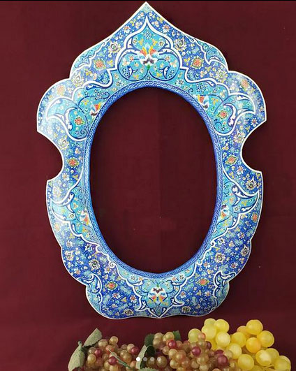 خرید آينه شمعدان مينا كاري