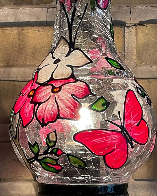 چراغ دیوارکوب فانتزی پروانه