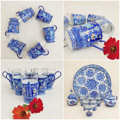 چای خوری میناکاری شده