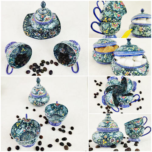 قهوه خوری دو نفره میناکاری