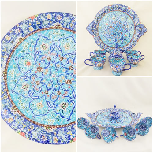 سرویس چایخوری میناکاری