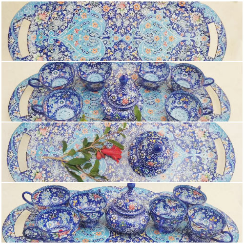 سرویس چای خوری میناکاری شده