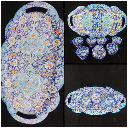 سرویس چای خوری چینی میناکاری 