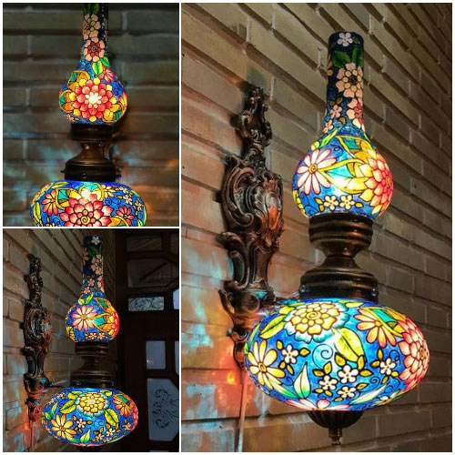 چراغ سنتی دیواری قدیمی