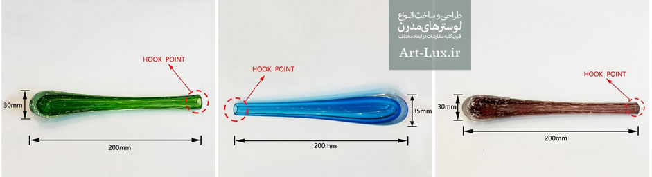 لوستر قطره اب