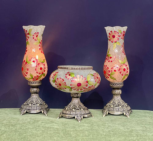 شمعدان رومیزی برنز