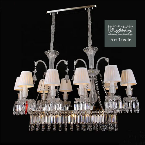 لوستر لاینری باکارا 10 شاخه