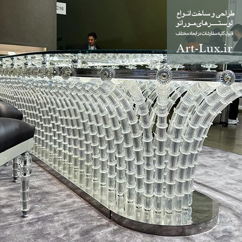 میز شیشه ای کنفرانس